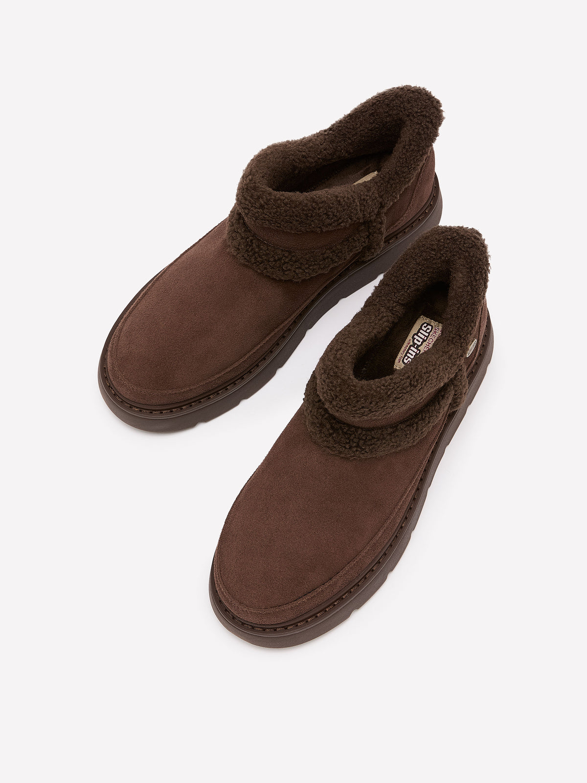 Regular Width, Bobs Keepsakes Slip-On Snug Winter Bootie - Skechers