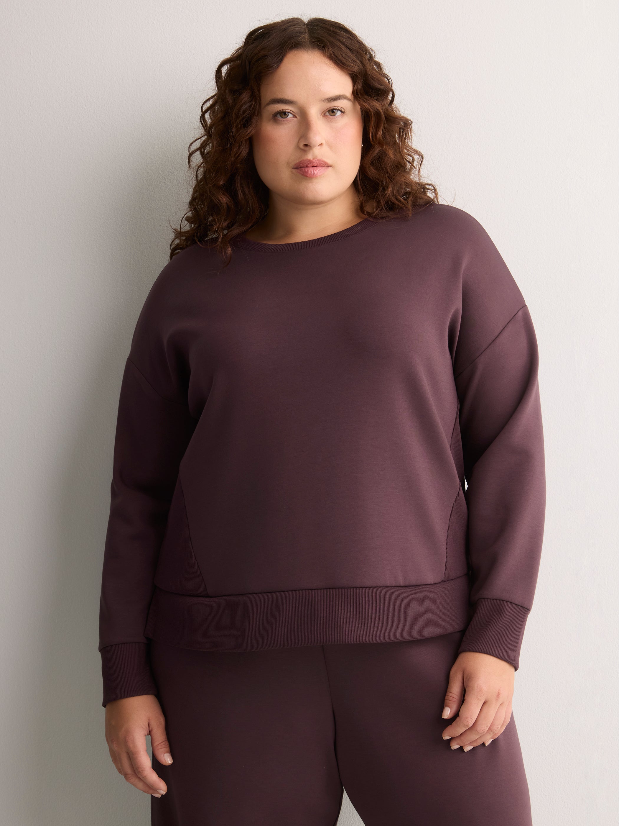 Responsible, Brown Crew Neck Sweatshirt - Active Zone