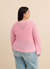Long Bell Sleeve Sweater with Boat Neck