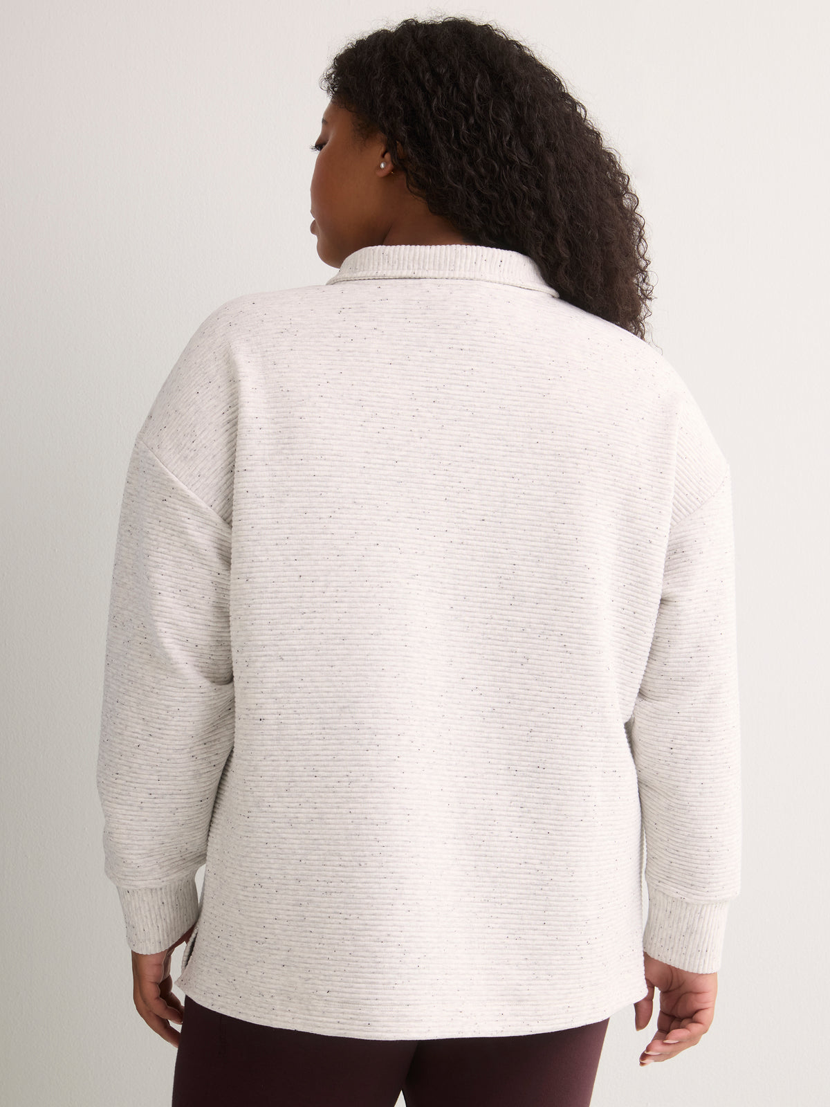 Long Nep Ottoman Half-Zip Sweatshirt - Active Zone