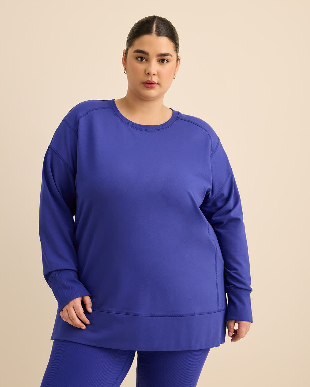 Pull à col rond en tricot français - Active Zone