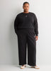 Black Feel Cozy Fleece Sweatshirt with Small Logo - adidas