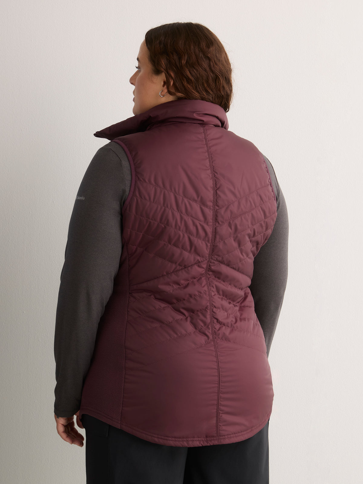 Mix It Around Long Vest II - Columbia