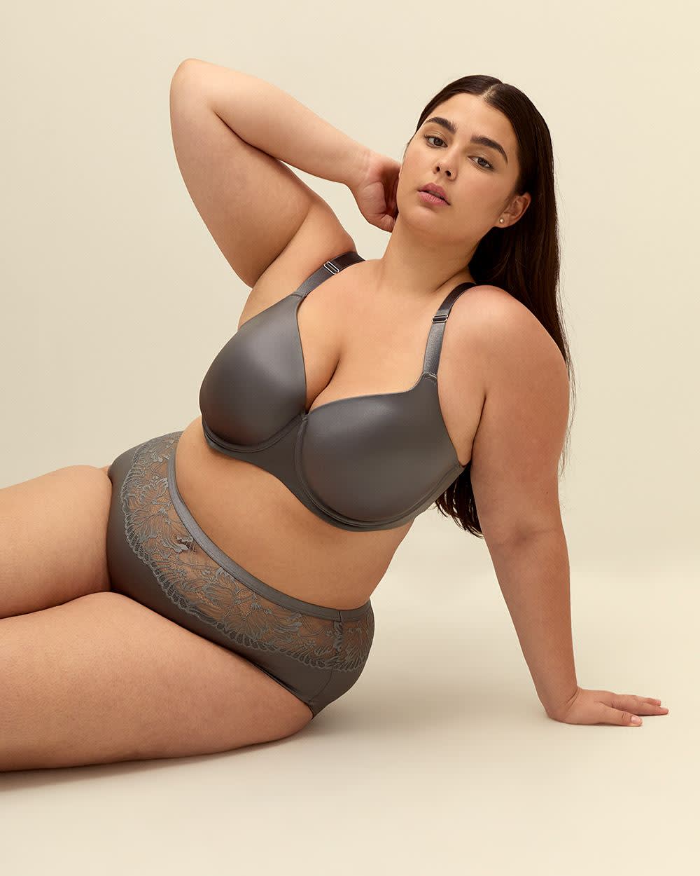 Culotte classique en microfibre avec bande de dentelle - ti Voglio