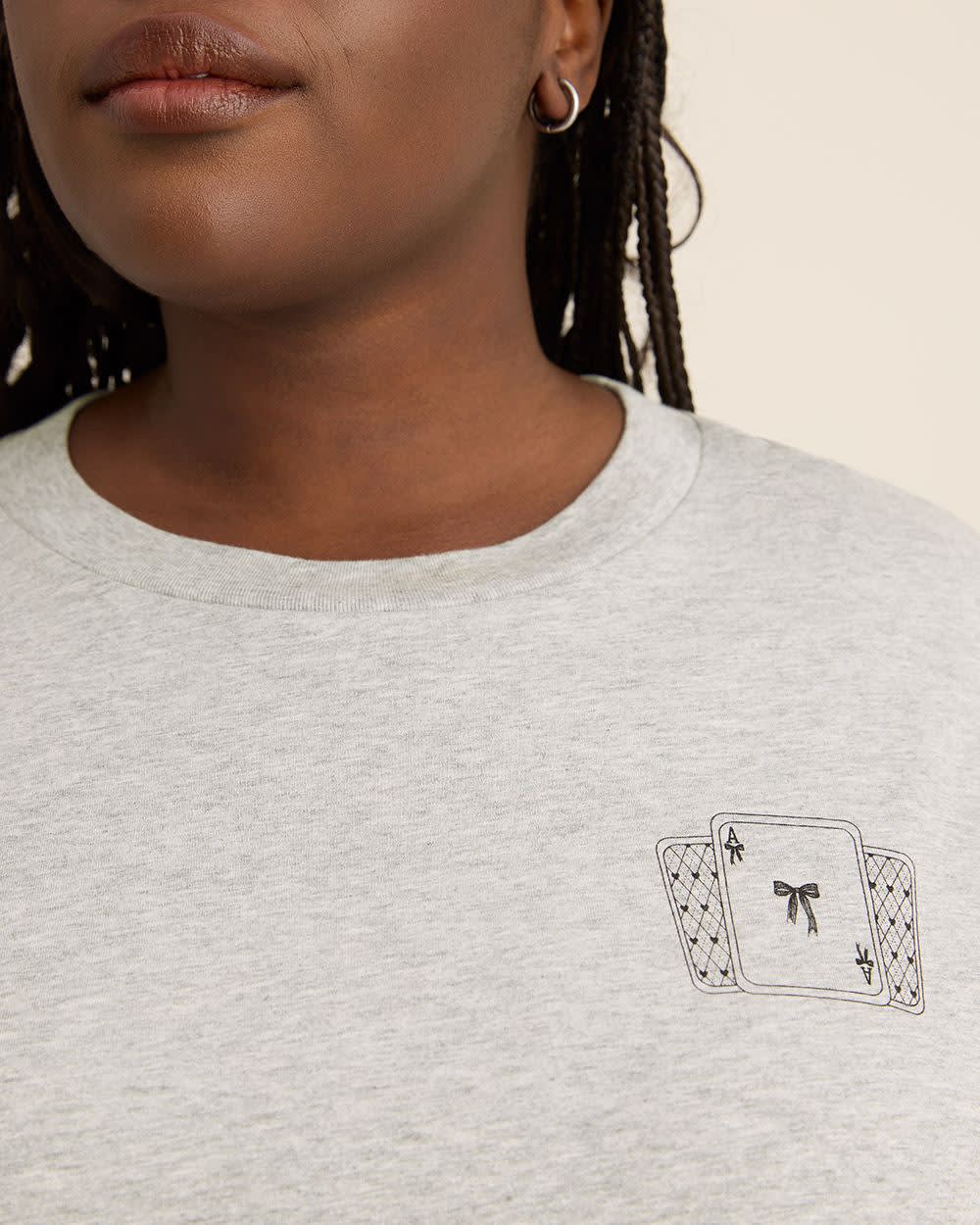 T-shirt col rond, coupe carrée - Essentiels PENN.