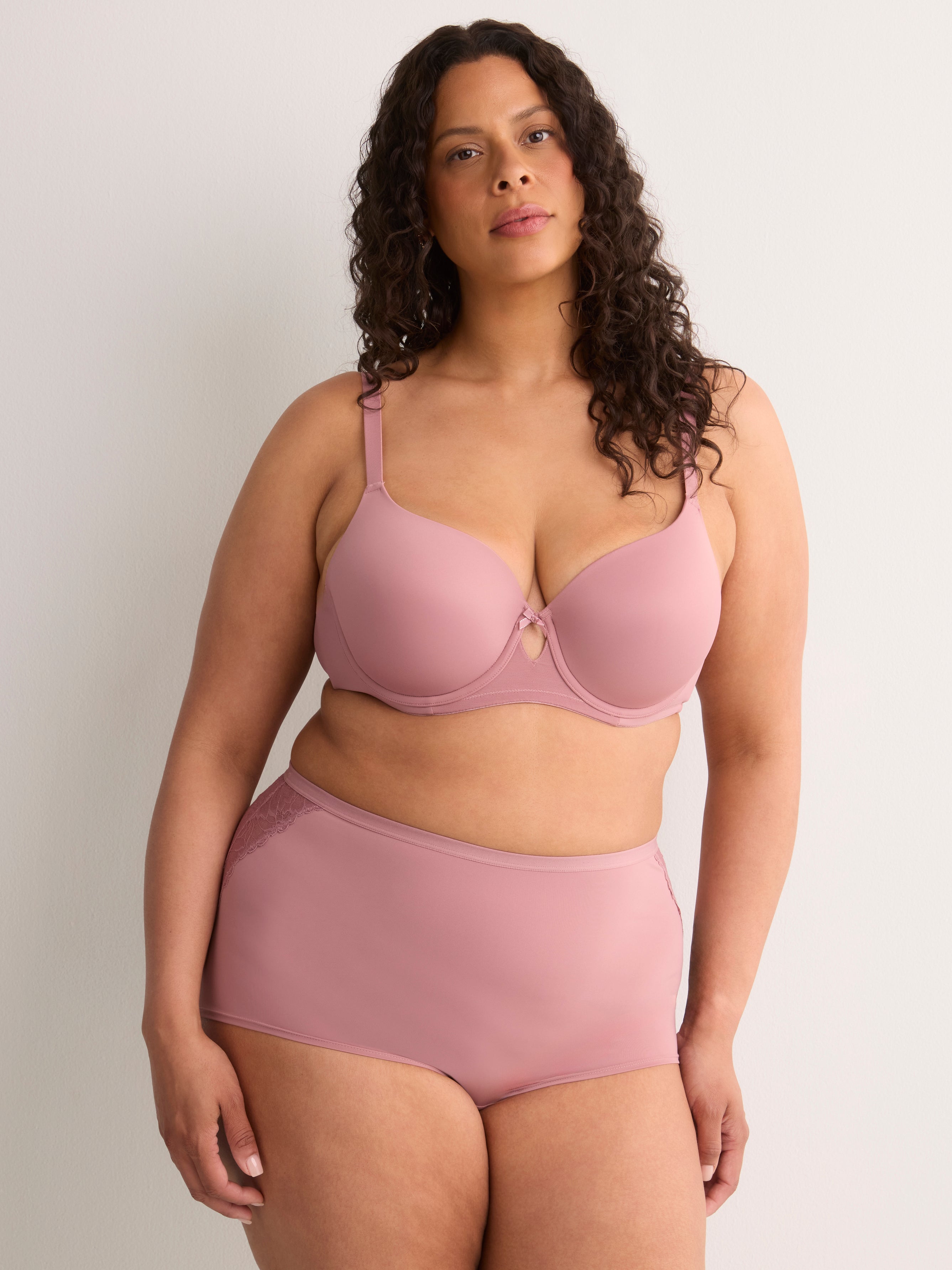 Rose Microfiber Padded T-Shirt Bra - Déesse Collection