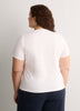Smooth-Fit Crew-Neck Short-Sleeve Knit Top