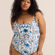 Printed One-Piece Swimsuit
