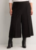 Pintuck Pull-On Crop Culotte Pant