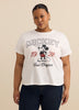 Disney White Boxy Tee