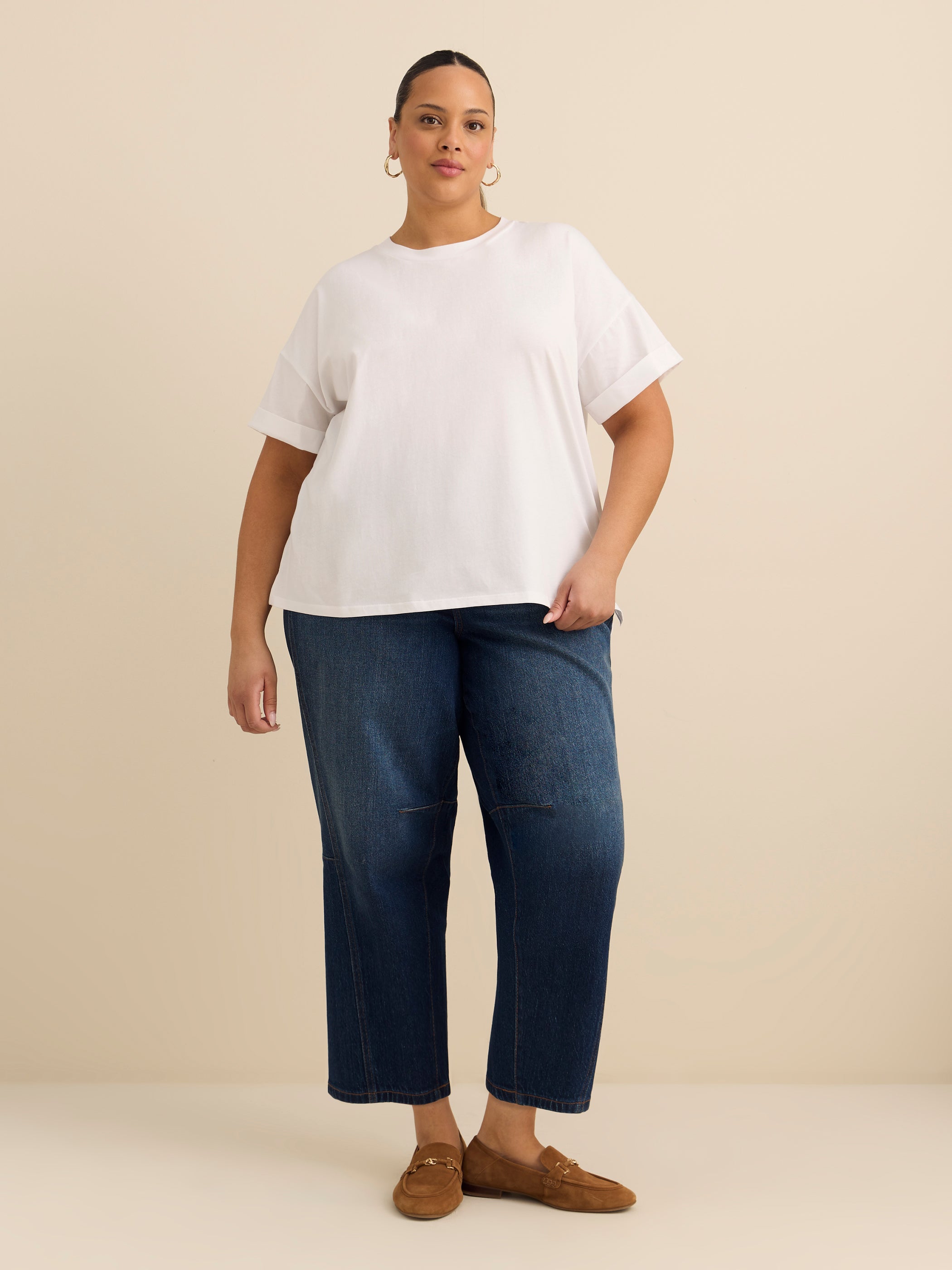 Boxy-Fit Crewneck Tee