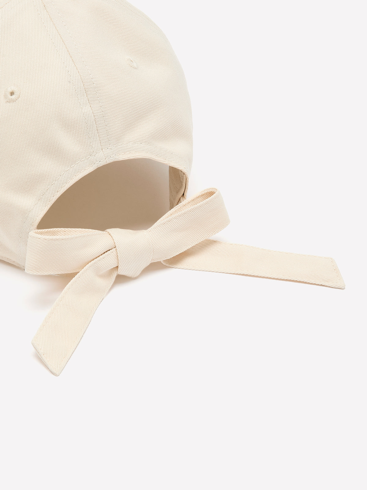 Yankees Cotton Cap with Back Bow Detail