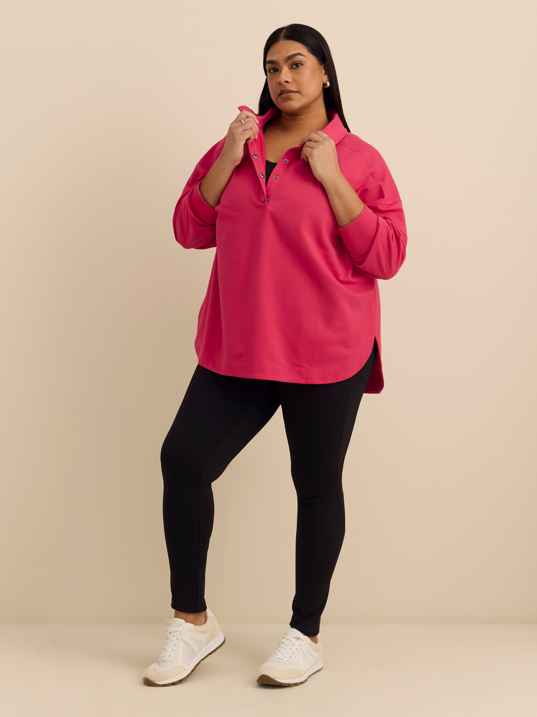 Chandail à manches longues avec ourlet tulipe - ActiveZone