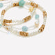 Elastic Seashell Beaded Bracelets, Set of 3