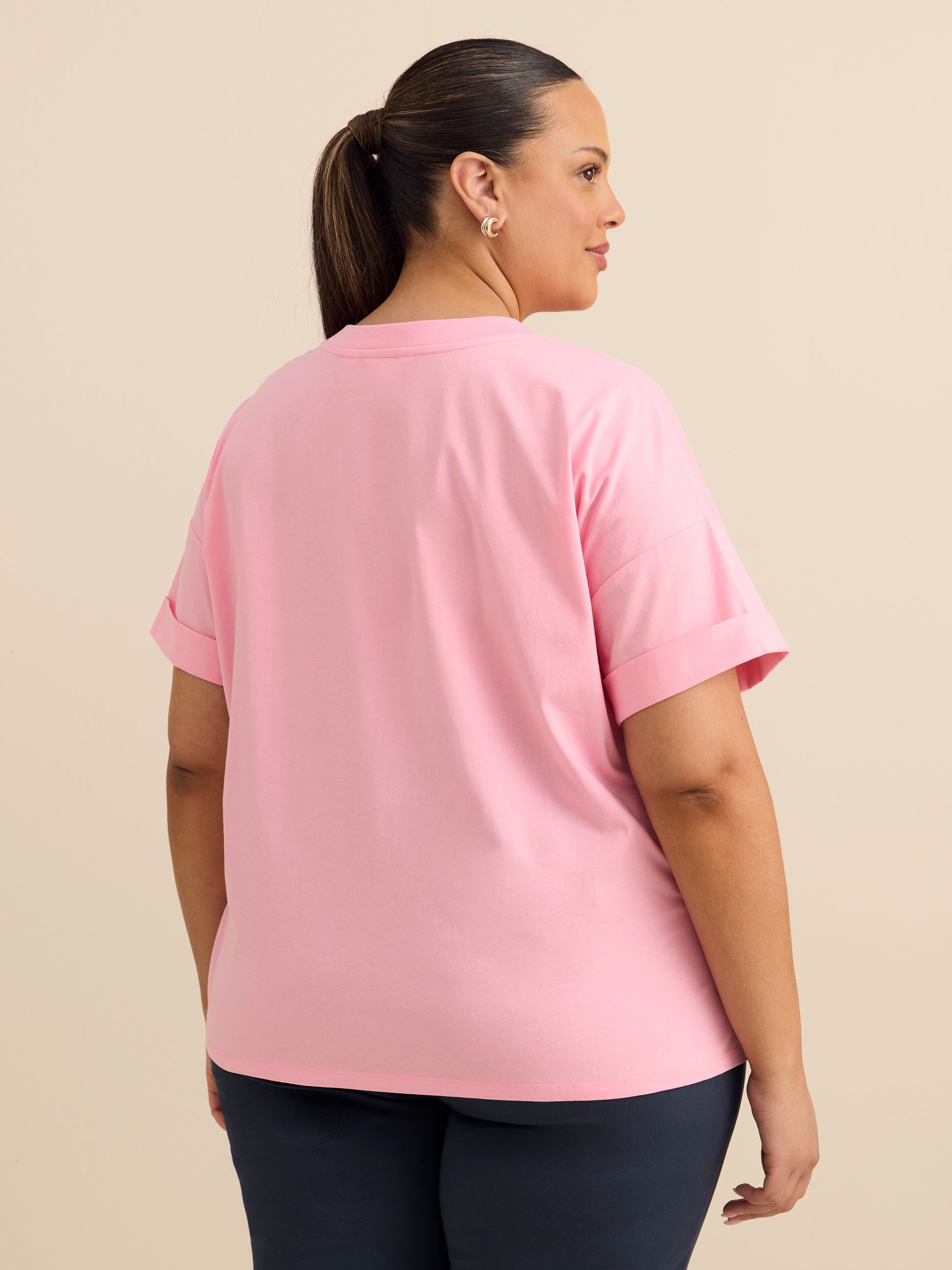 Boxy-Fit Crewneck Tee