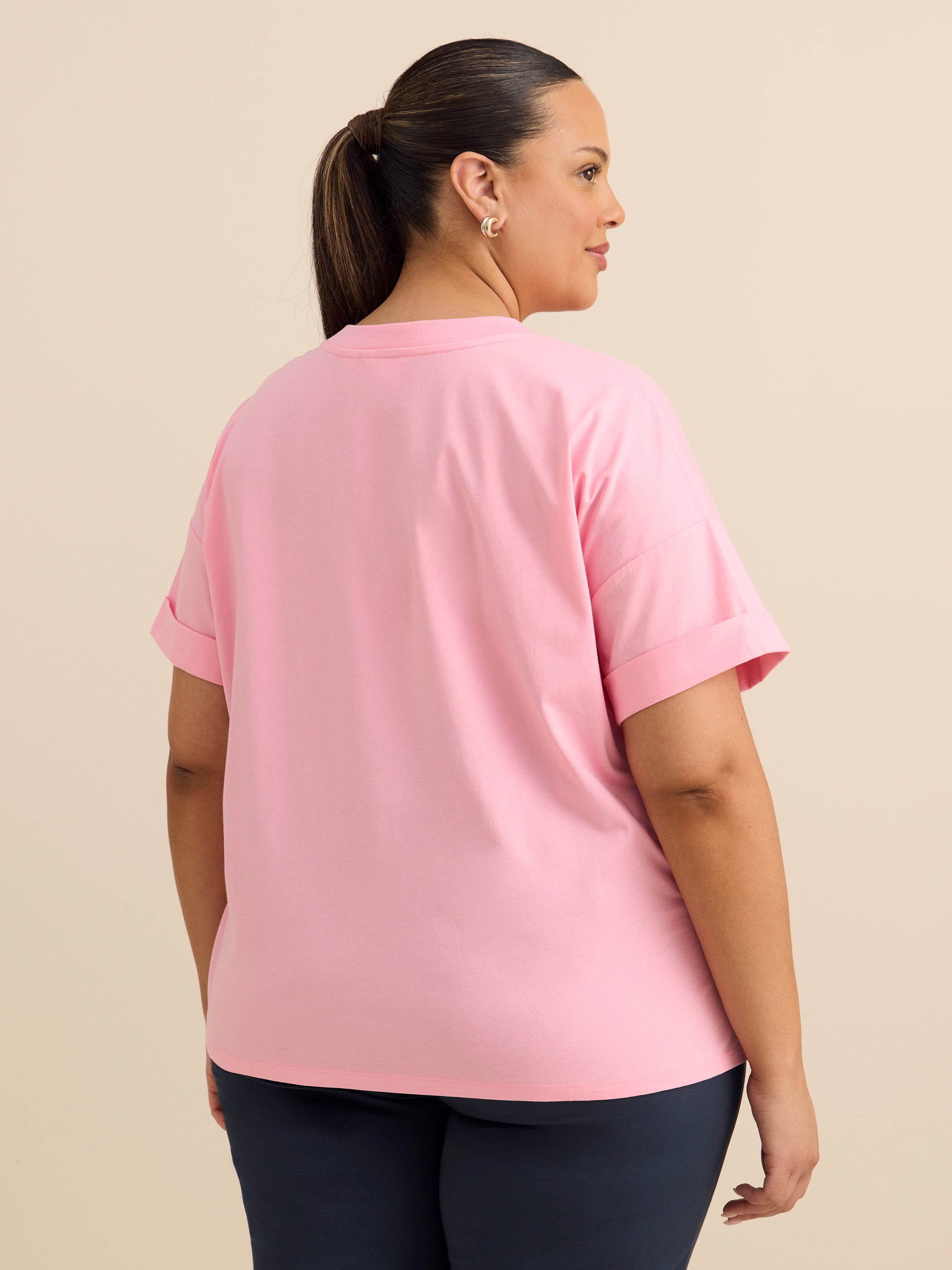 Boxy-Fit Crewneck Tee