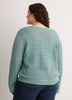 Semi-Fitted Crochet Cardigan with Long Bell Sleeves