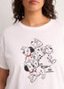 White Short-Sleeve Pyjama Top with Dalmatian Print - Disney