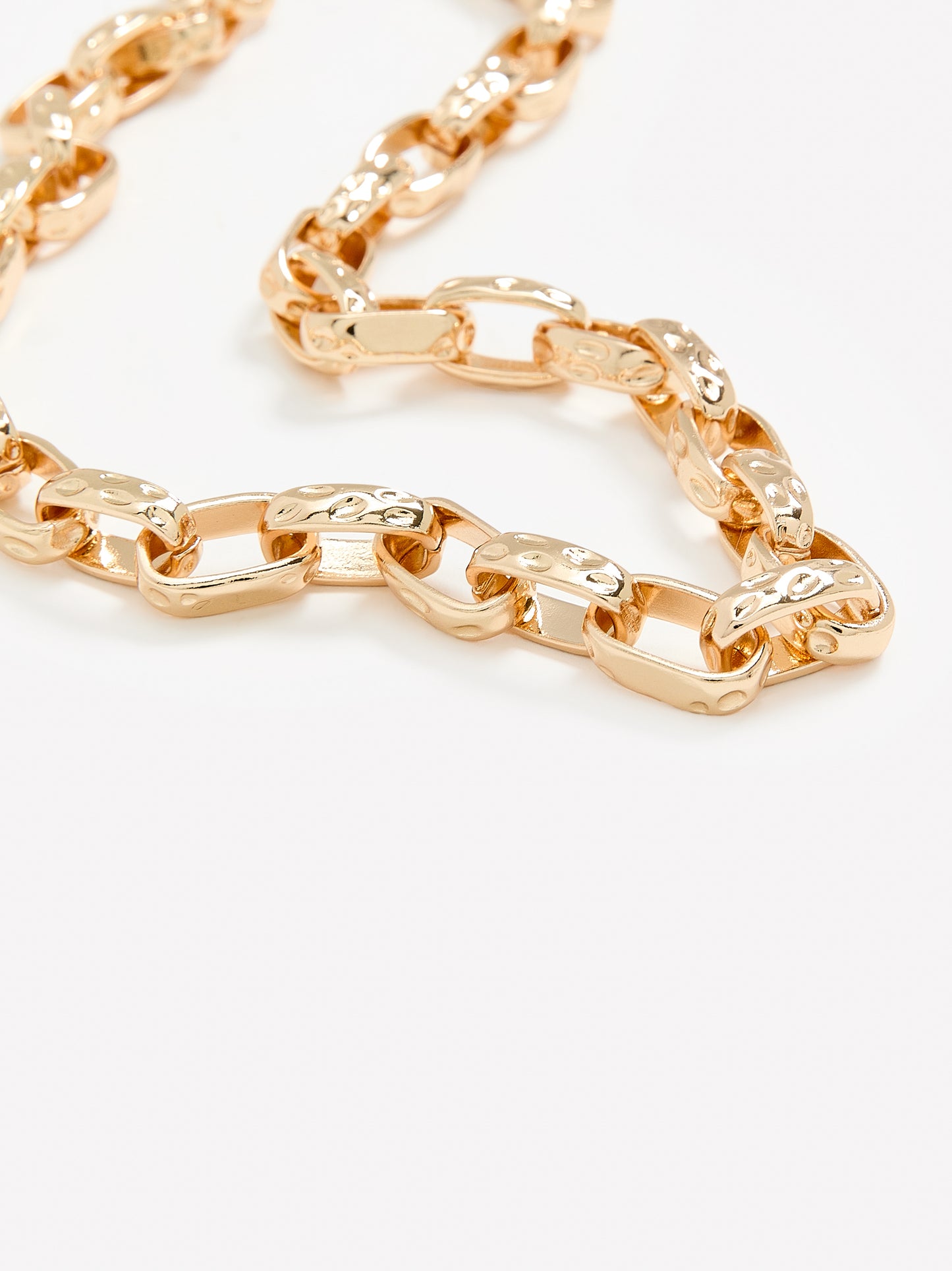 Short Chunky Link Necklace