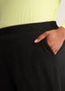 Black Hybrid Straight Pull-On Pant - Active Zone
