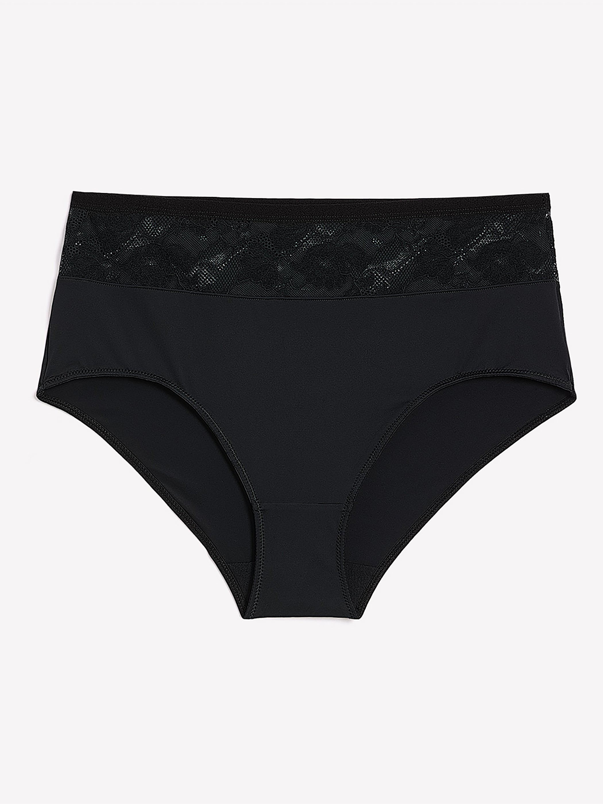 Essential Microfiber Brief with Lace - Déesse Collection