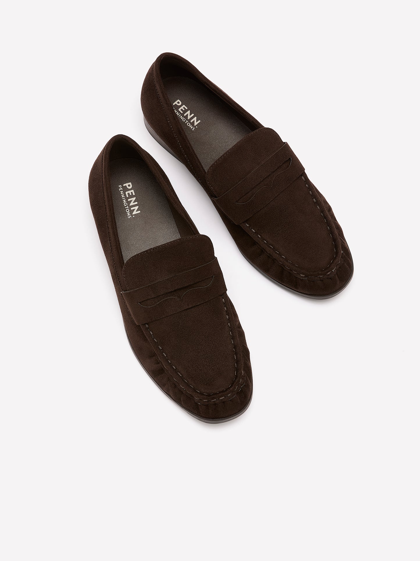 Wide Width, Jarissa Brown Microsuede Loafer