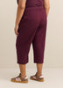 Solid Capri with Adjustable Waistband
