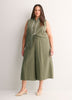 Cotton Pull-On Culotte Pant