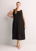 Sleeveless Long Rib Knit Sleepshirt - ti Voglio