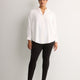 Responsible, Black Fashion Legging with Keyhole and Charm at Hem