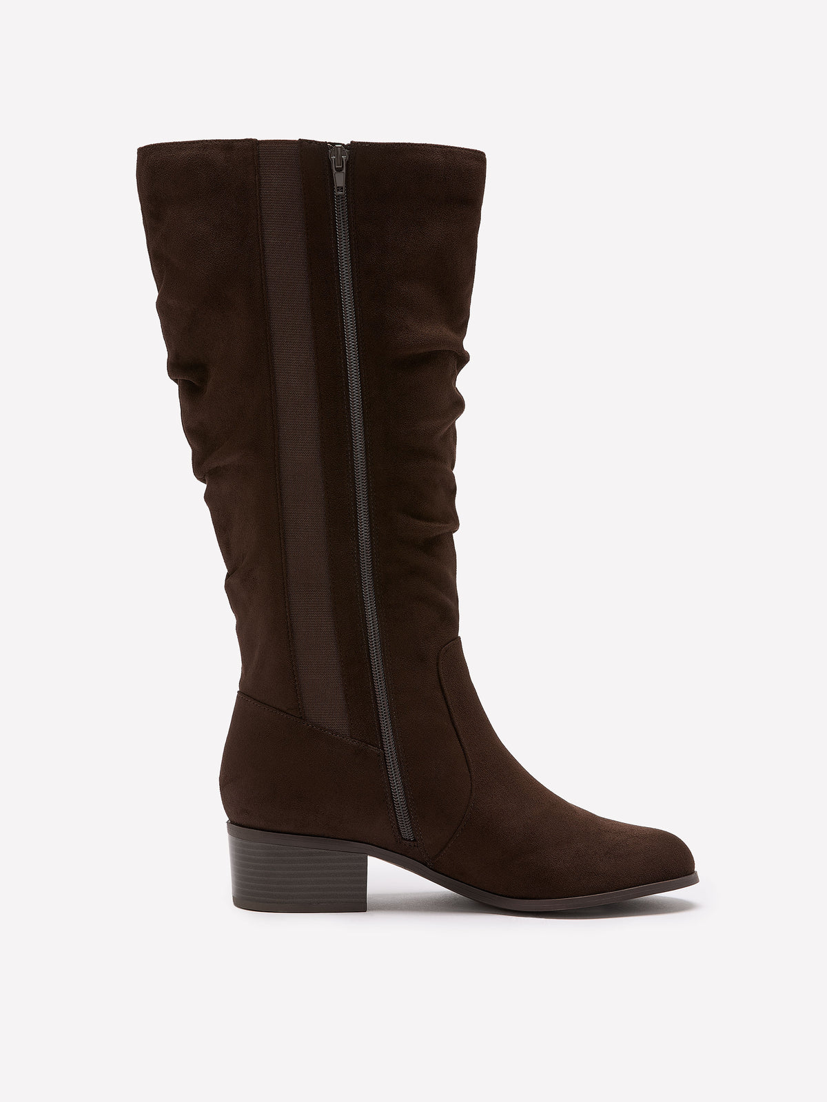 Wide Width, Daytona Tall Slouchy Microsuede Boot