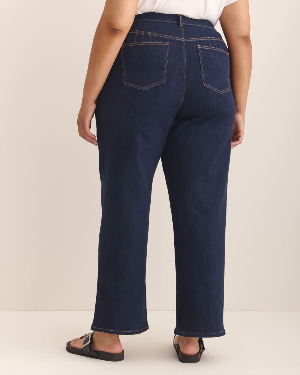 Jean en denim large coupe curvy D/C