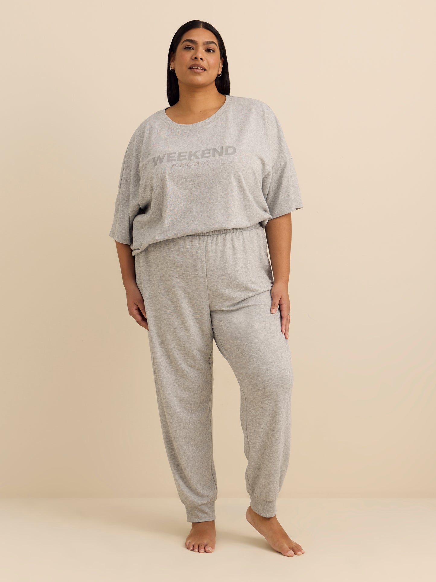 Heather Jersey Knit Short-Sleeve Top - ti Voglio