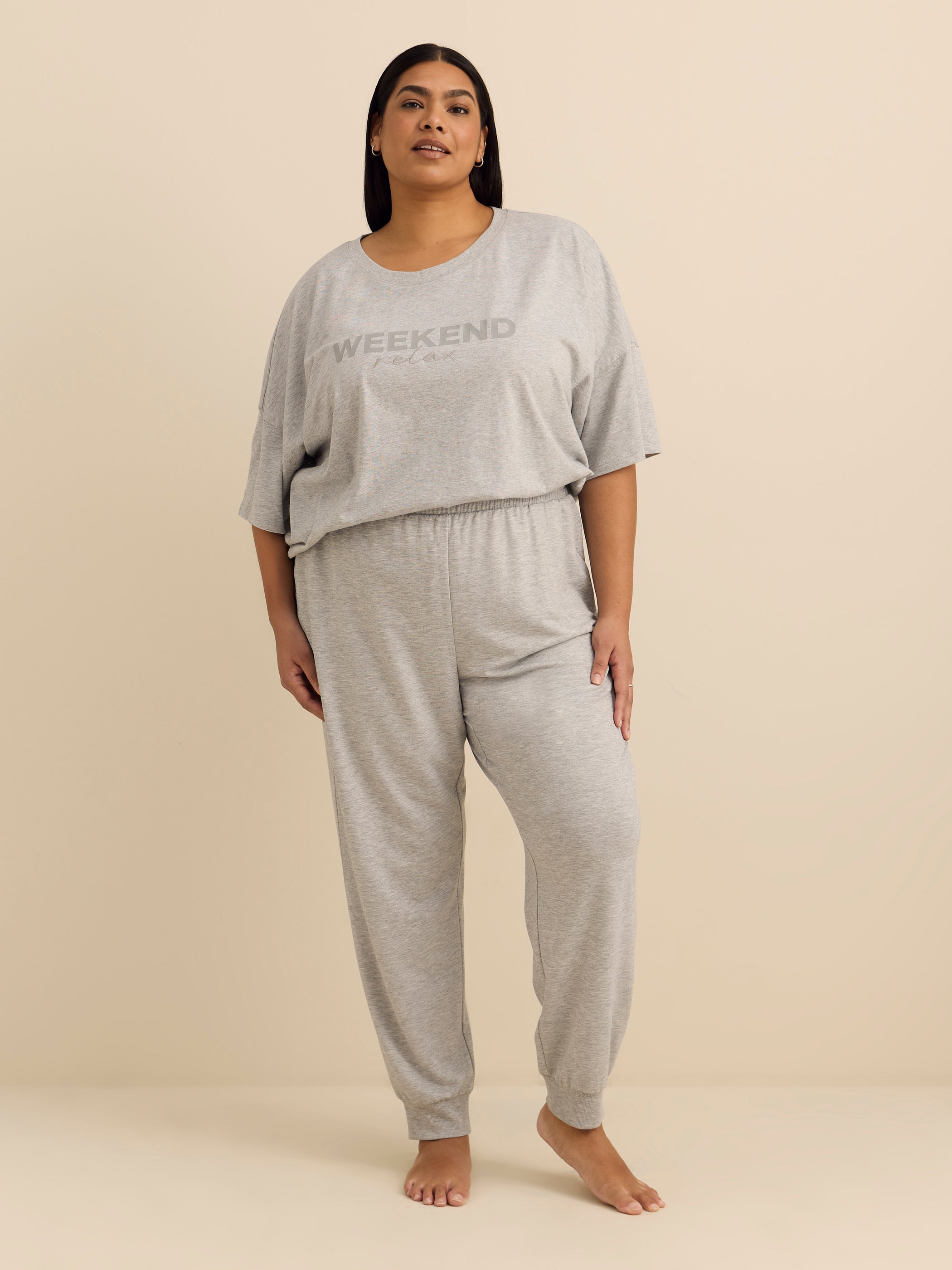 Heather Jersey Knit Short-Sleeve Top - ti Voglio