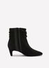 Extra Wide Width, Pleated Mid-Kitten-Heel Bootie
