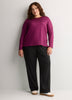 Responsible, Croco-Print Long-Sleeve T-Shirt with Back Insert - Active Zone