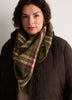 Classic Plaid Triangle Winter Scarf