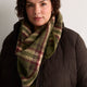 Classic Plaid Triangle Winter Scarf