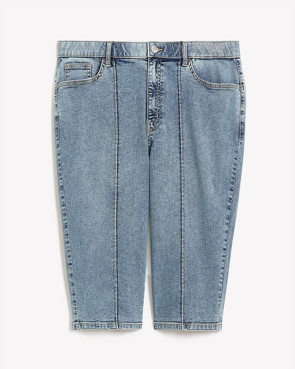 Capri en denim avec pli, coupe galbée - d/C JEANS