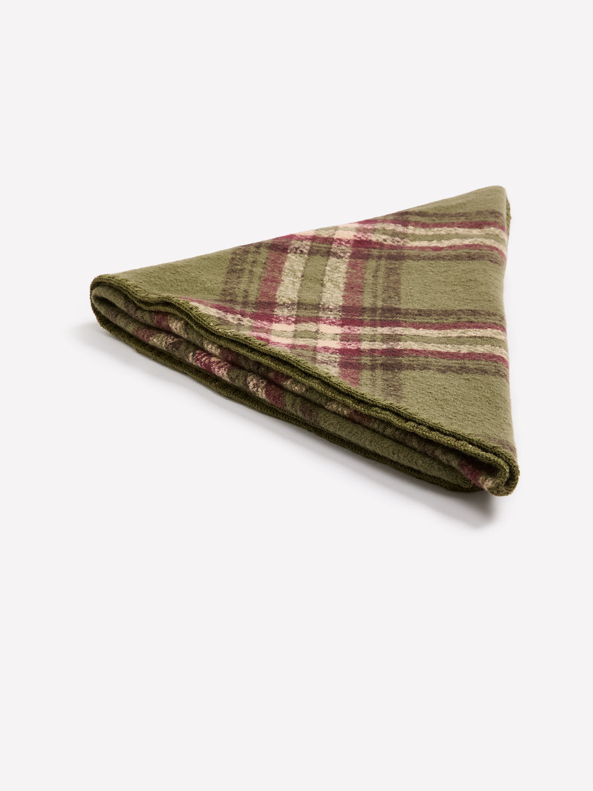 Classic Plaid Triangle Winter Scarf