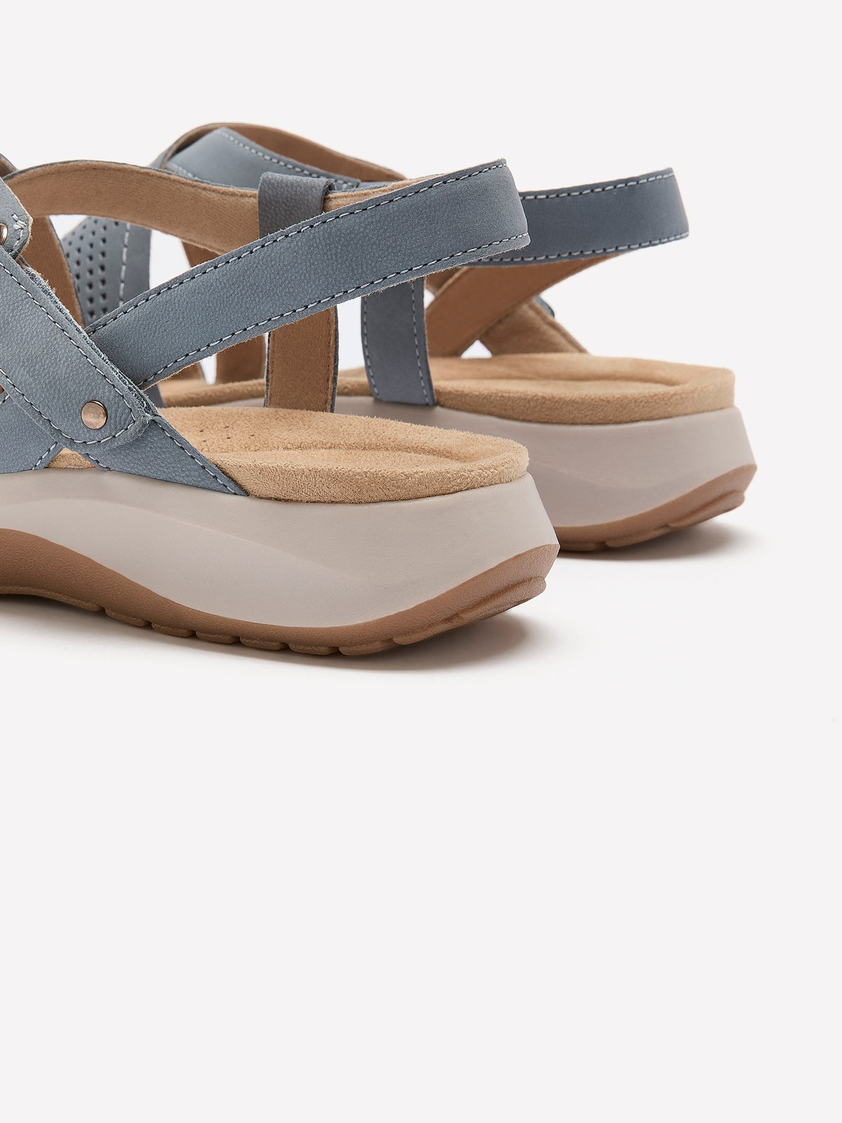 Wide Width, Nubuck Maelynn Gem Strappy Sandal - Clarks