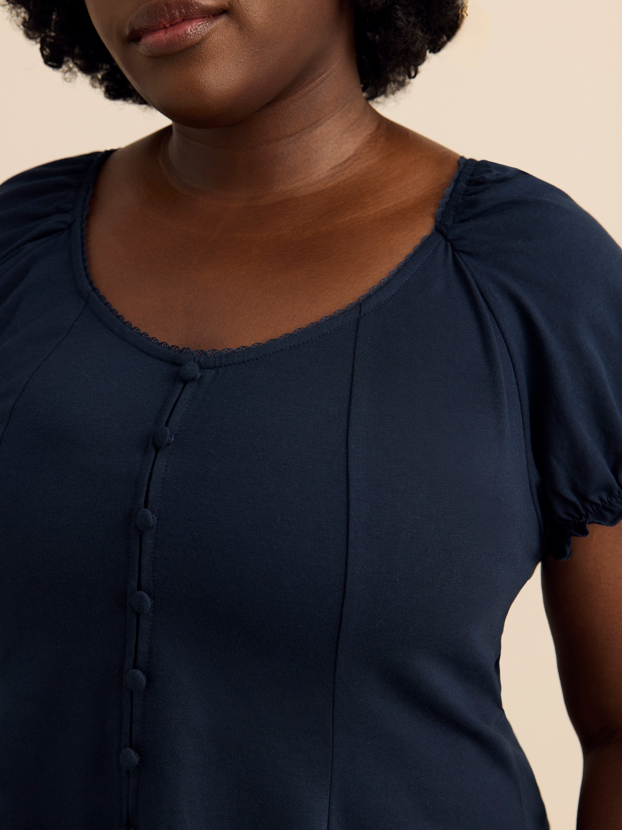 Haut évasée à manches bouffantes - Addition Elle