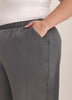 Penningtons Women's Wide Leg Pant – Satin, Pull-On, Slanted Pockets