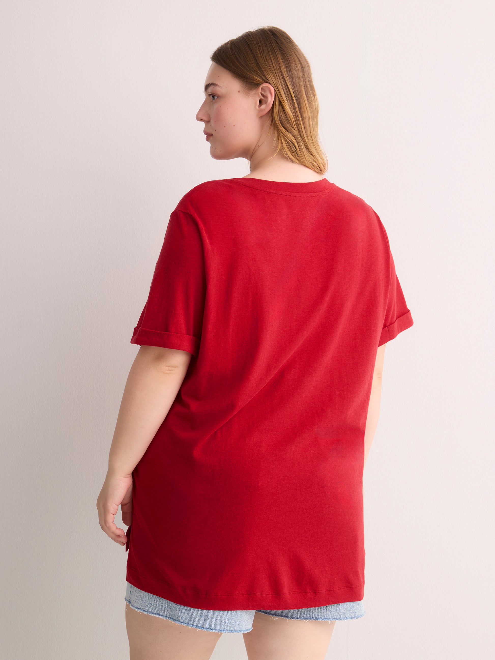 Responsible, Boyfriend-Fit Tee with Slits