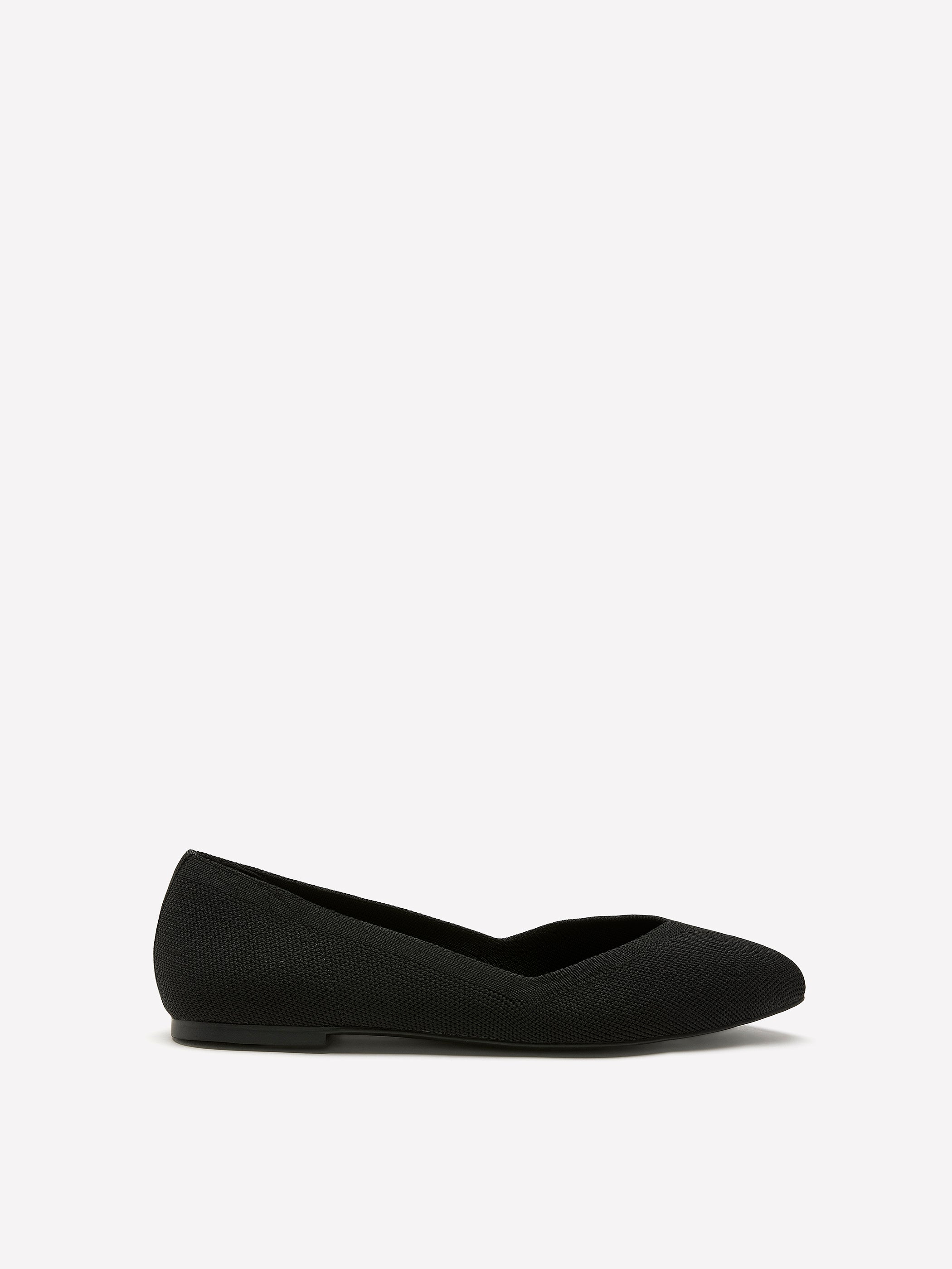Wide Width, Flat Knit Ballet Shoe