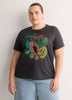 Straight-Fit Crew-Neck T-Shirt with Embroidered Front