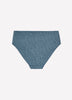 Blue Leopard-Print Cotton High-Cut Brief - tiVOGLIO