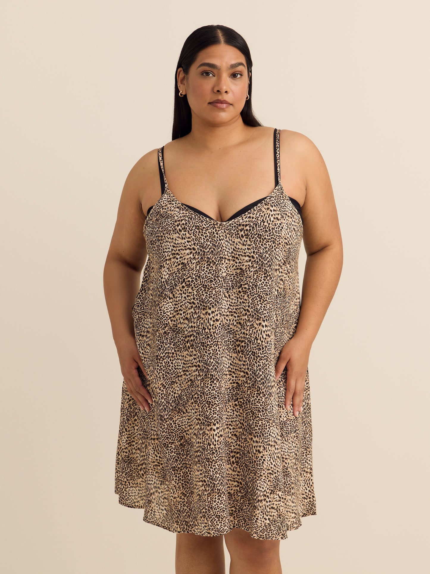 Nicole Printed Sleeveless Cover-Up Dress - Body Glove