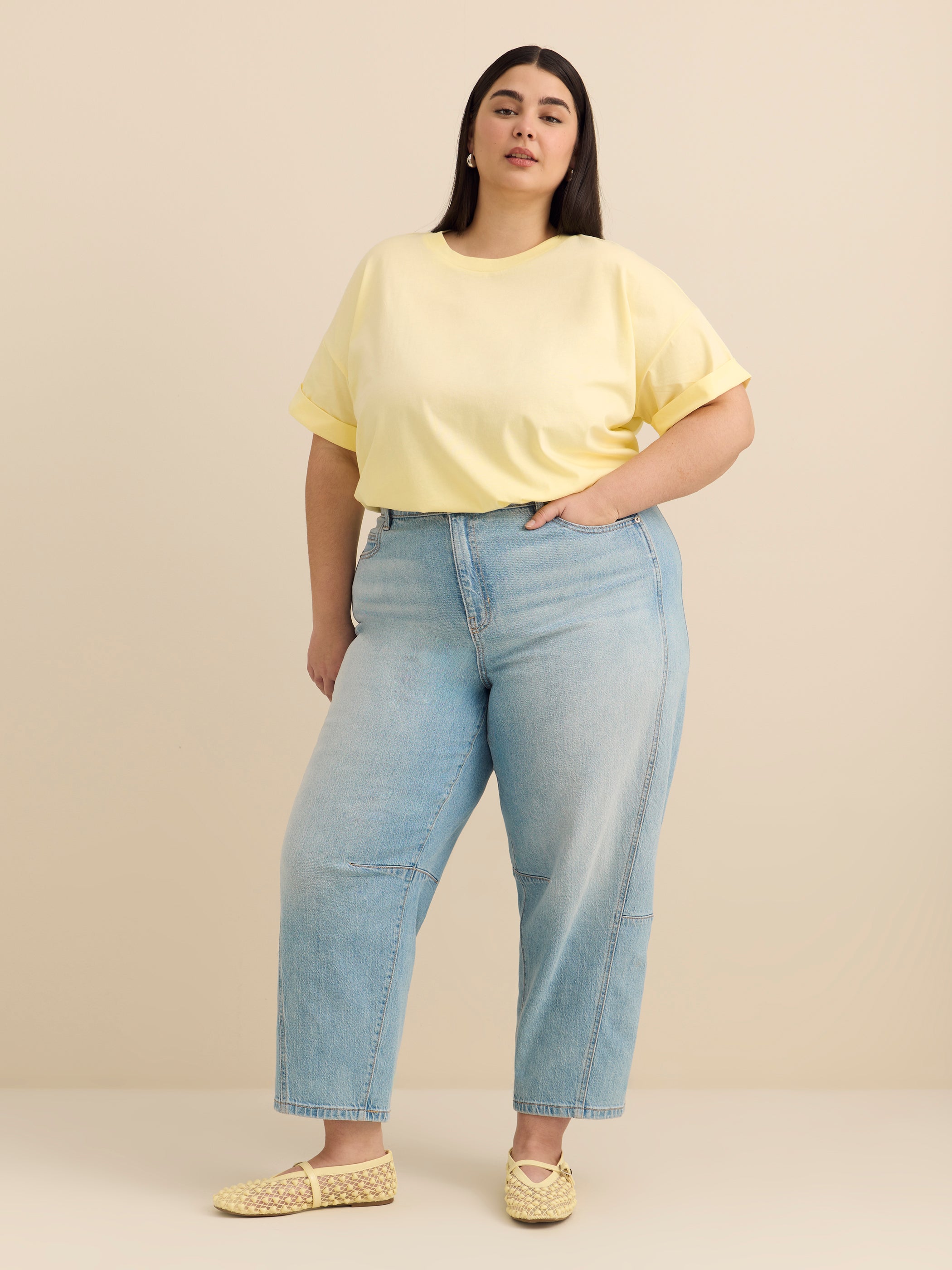 Boxy-Fit Crewneck Tee