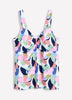 Haut tankini fleuri Rimini - Raisins Curve